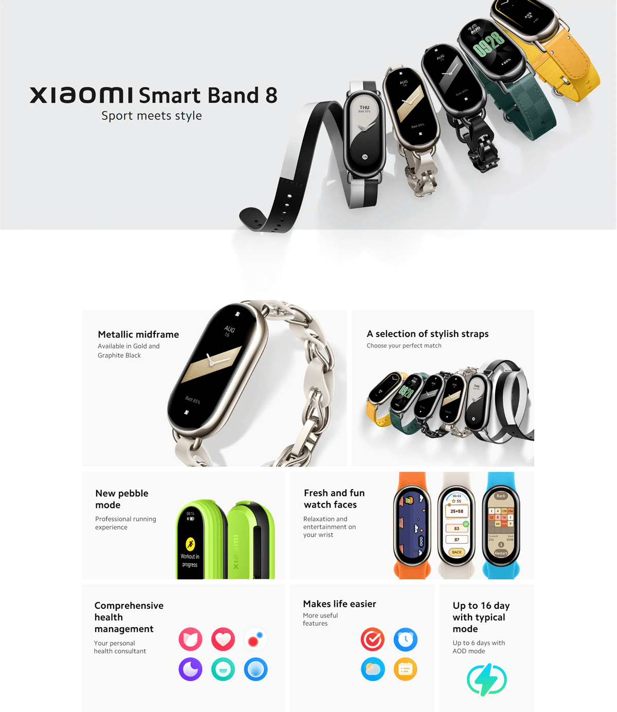 Xiaomi Band 8 Smart Band 5