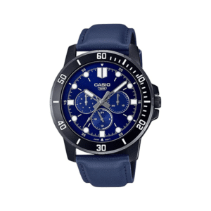 Casio Enticer MTP-VD300BL-2EUDF Analog Blue Leather Belt Men’s Watch