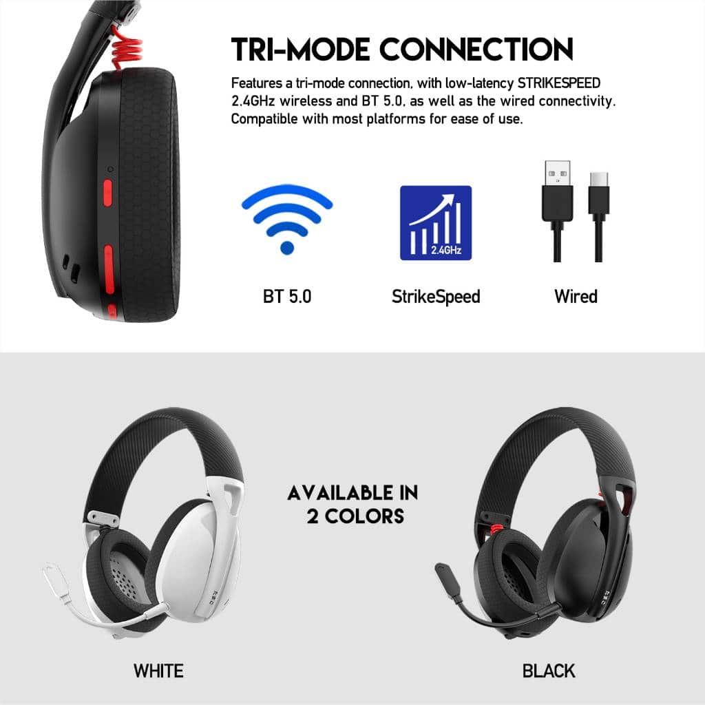 Fantech Tamago WHG01 Bluetooth Gaming Headphone 3 4
