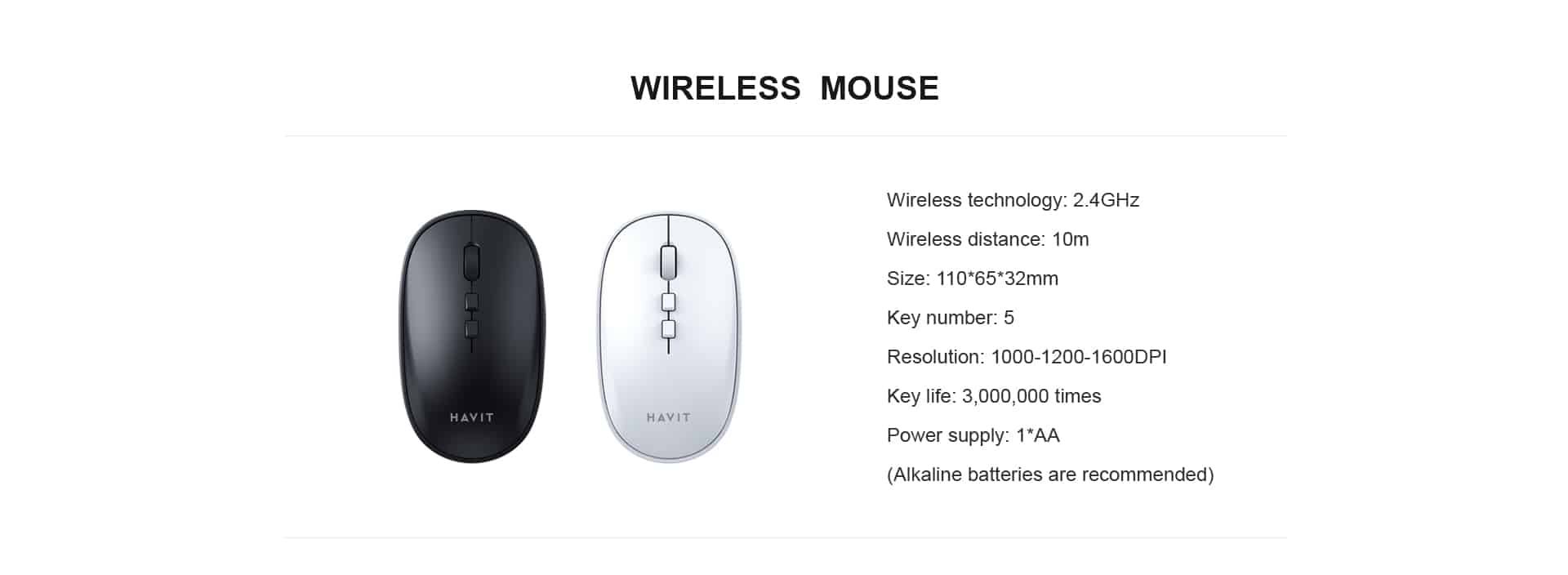 Havit MS79GT Wireless Mouse 7