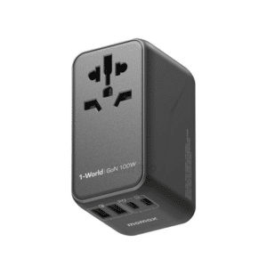 Momax 1-World 100W GaN 4 ports + AC Travel Adapter UA10