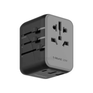 Momax 1-World 20W 3-Port+AC Travel Adapter UA11