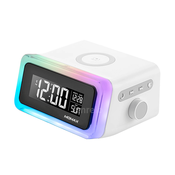 Momax Q.Clock2 Digital Clock with Wireless Charging