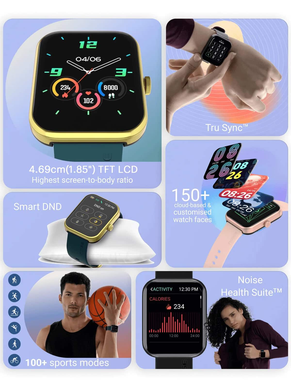 Noise ColorFit Pulse 2 Max Calling Smart Watch 6