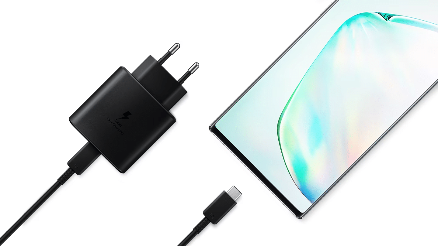 Samsung 45W PD Adapter with USB C to USB C 5A Cable EU Plug 3