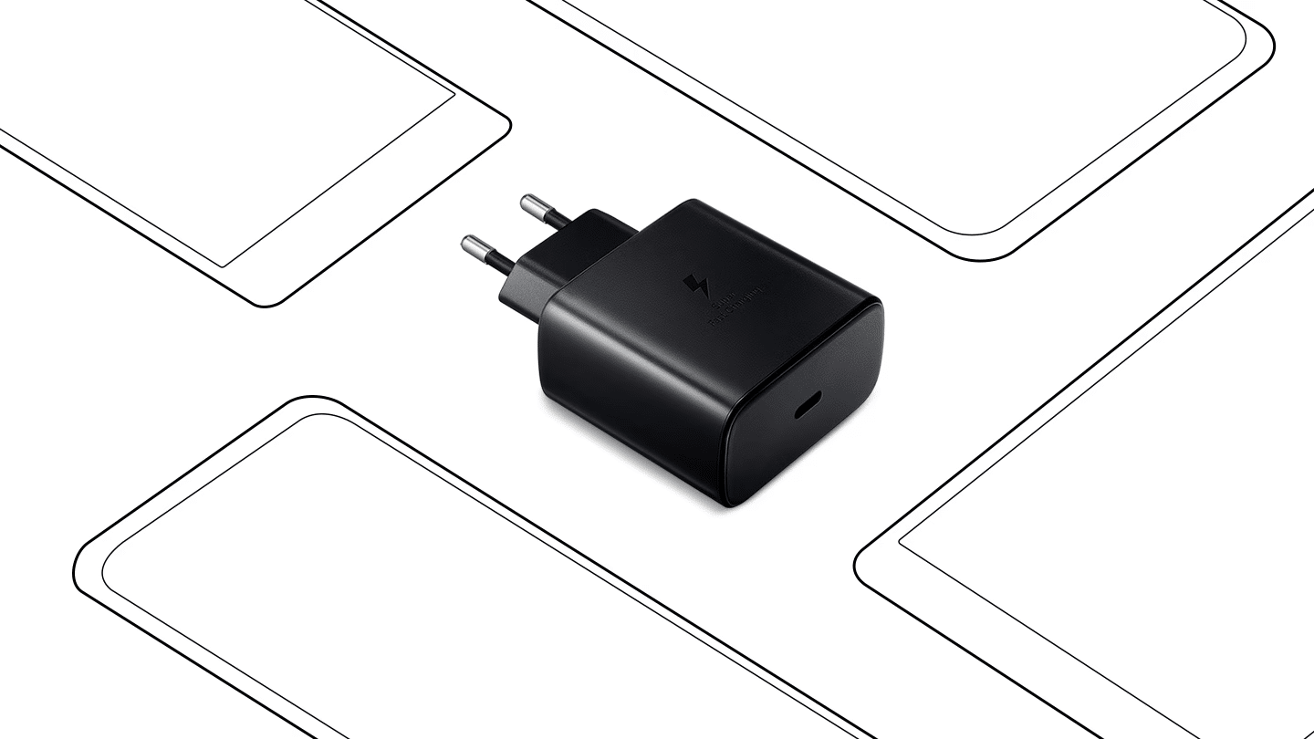 Samsung 45W PD Adapter with USB C to USB C 5A Cable EU Plug 4