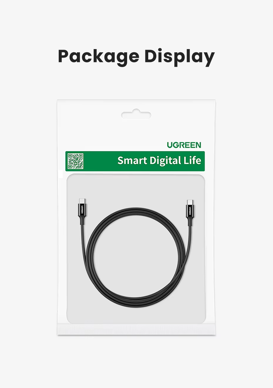 UGREEN US300 5A 100W USB C to USB C Cable 15