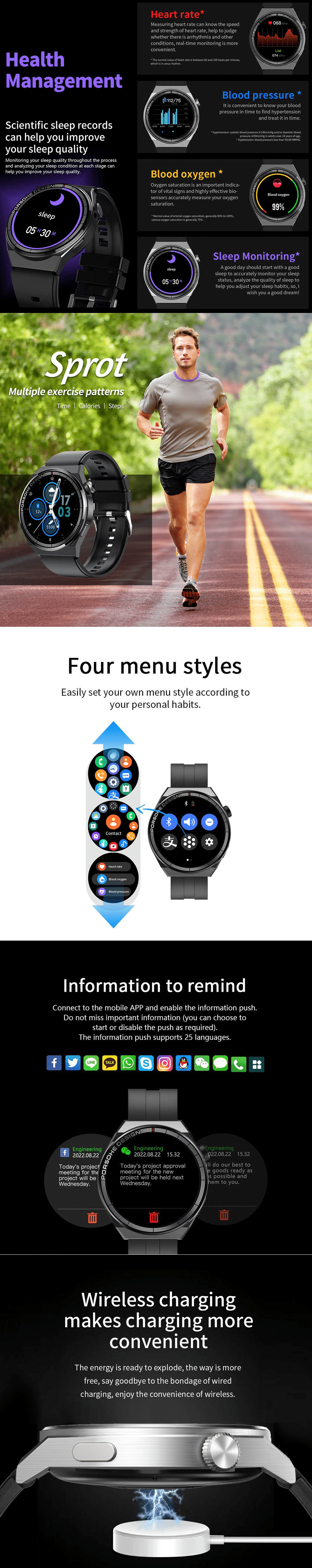 Yison Celebrat SW5PRO Bluetooth Calling Smart Watch 4