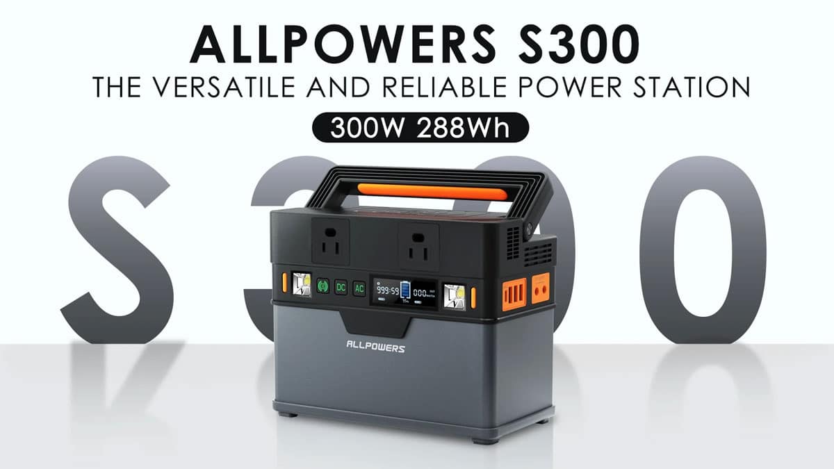 ALLPOWERS S300 Portable Power Station 300W 288Wh 4