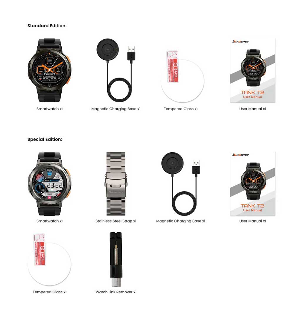 KOSPET TANK T2 Smart Watch Special Edition 5