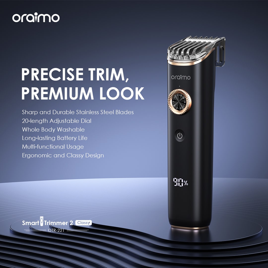 Oraimo OTR 221 SmartTrimmer 2 Multi Functional Beard Trimmer 2