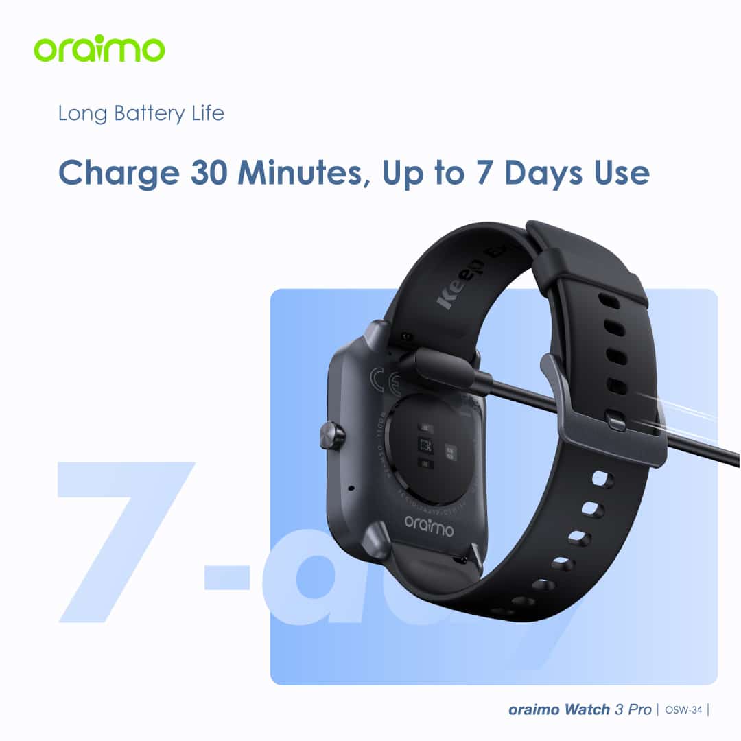 Oraimo Watch 3 Pro Bluetooth Calling Smart Watch 11