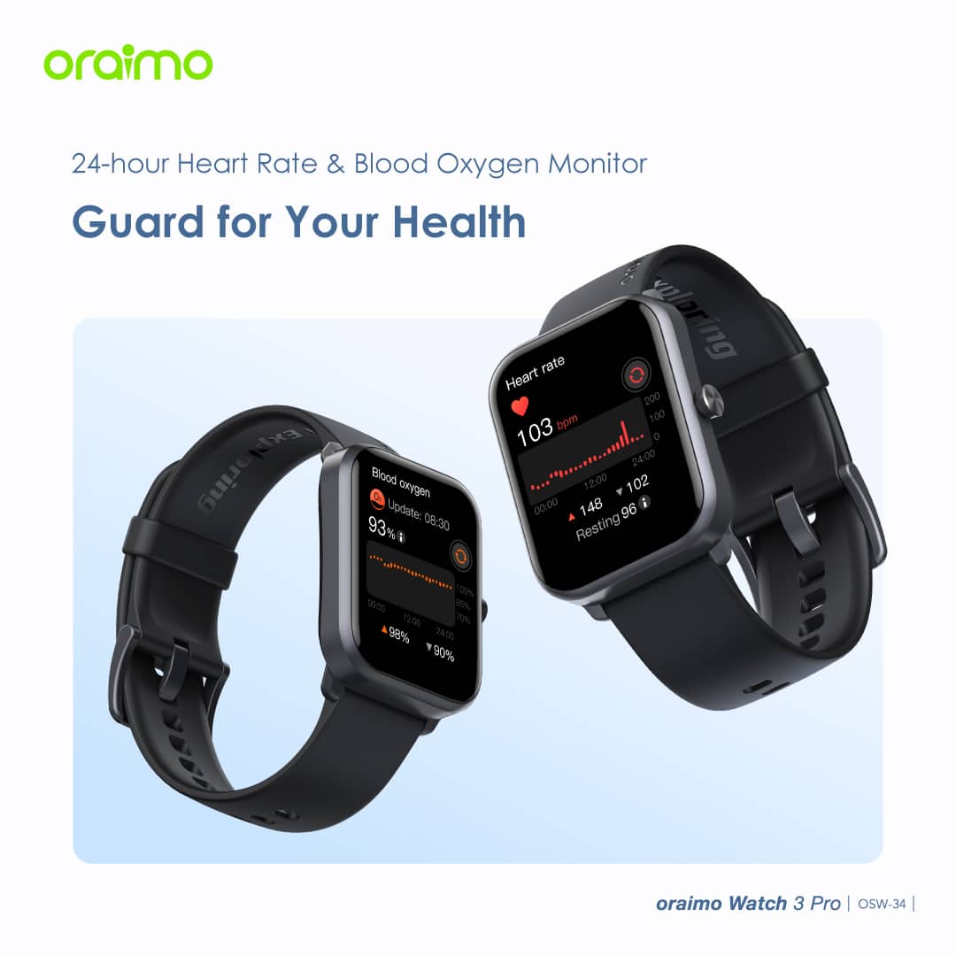 Oraimo Watch 3 Pro Bluetooth Calling Smart Watch 12