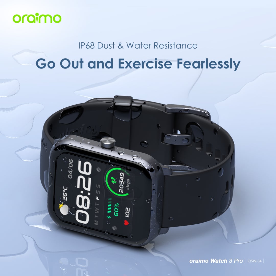 Oraimo Watch 3 Pro Bluetooth Calling Smart Watch 14