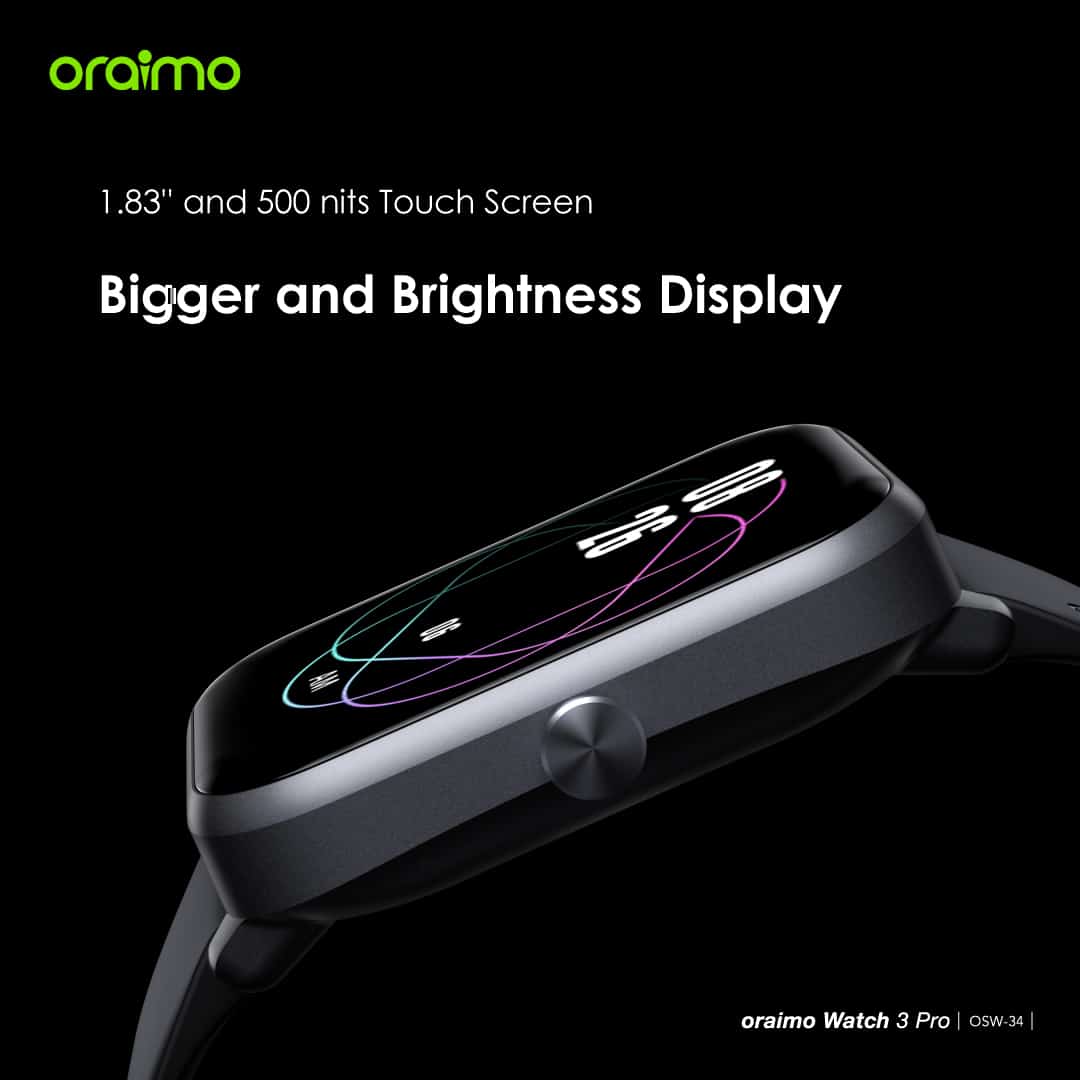 Oraimo Watch 3 Pro Bluetooth Calling Smart Watch 5