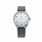 Titan 1802SL02 Workwear Silver Dial & Blue Leather Strap Men's Watch