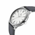 Titan 1802SL02 Workwear Silver Dial Blue Leather Strap Mens Watch 3