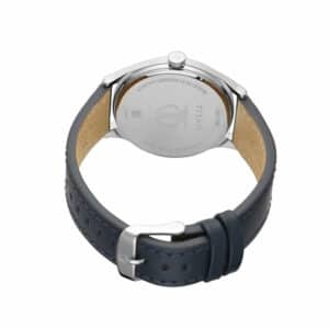 Titan 1802SL02 Workwear Silver Dial Blue Leather Strap Mens Watch 5