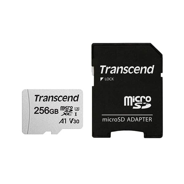 Transcend 256GB UHS-I microSD 300S Memory Card With Adapter