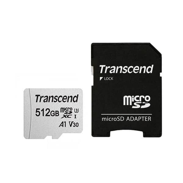 Transcend 512GB UHS-I microSD 300S Memory Card With Adapter