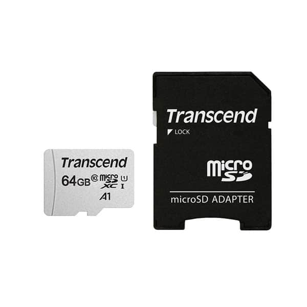 Transcend 64GB UHS-I microSD 300S Memory Card With Adapter