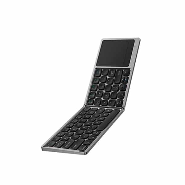 WiWU FMK-04 Foldable Mini Rechargeable Wireless Keyboard with Touch Pad