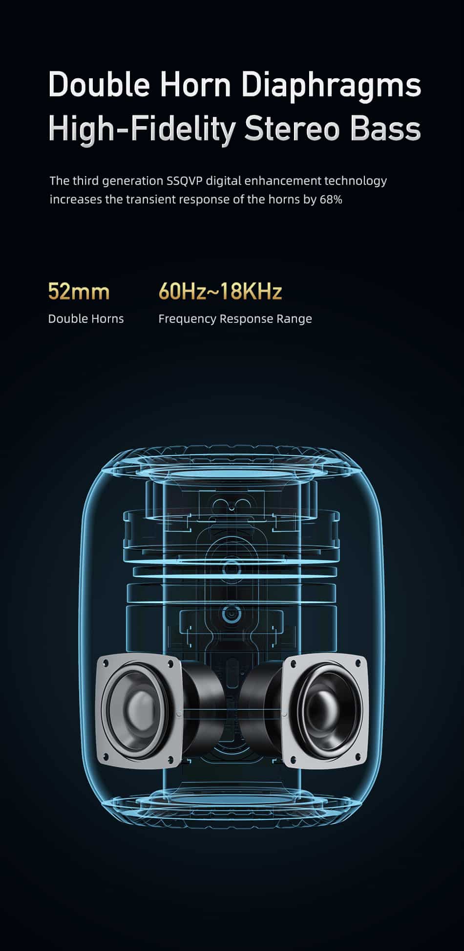 Awei Y526 Portable Bluetooth Speaker 5