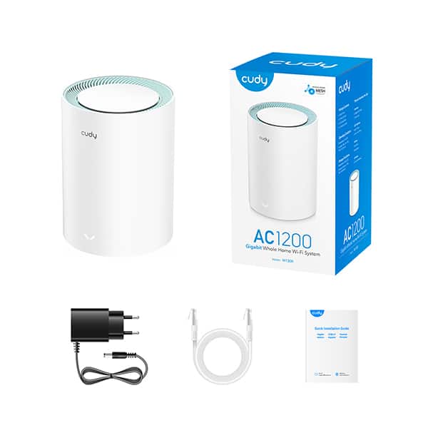 Cudy M1300 AC1200 1200mbps Gigabit Whole Home Mesh WiFi Router 1 Pack 3