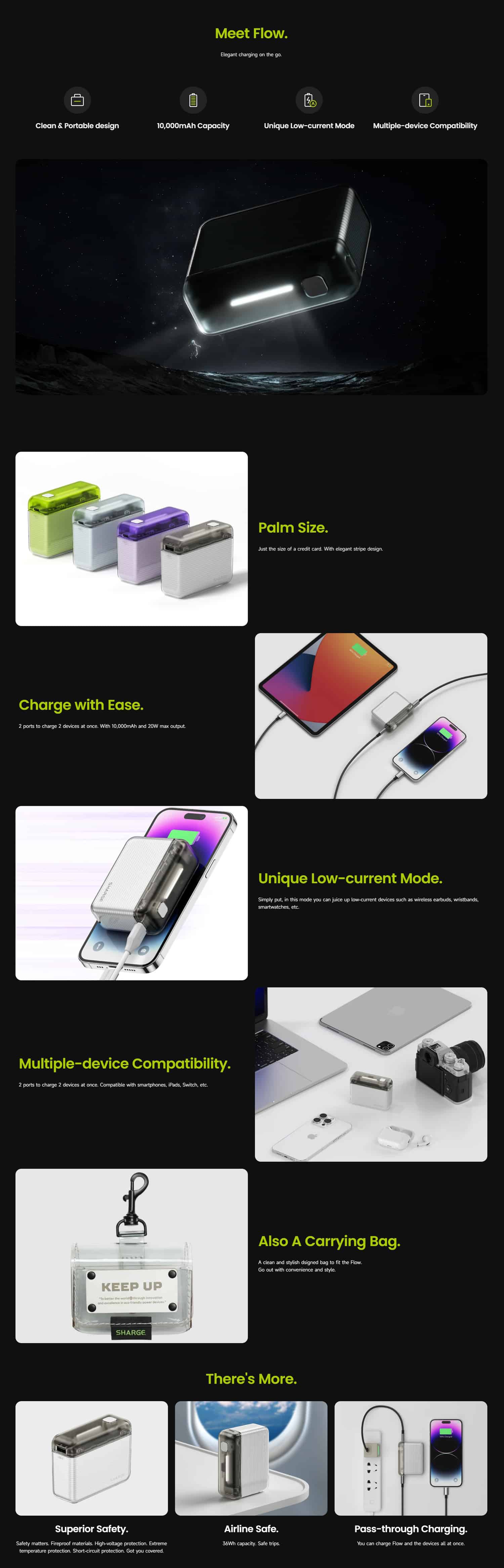 SHARGE Flow Mini 20W PD 10000mAh Power bank 4