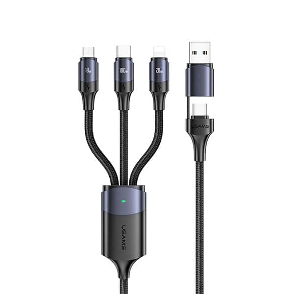 USAMS US-SJ511 U71 All in One Aluminum Alloy Fast Charging and Data Cable