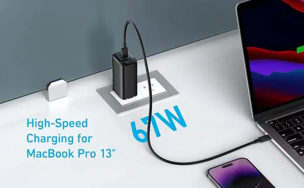 Anker 336 67W 3 Port Wall Charger (A2674)