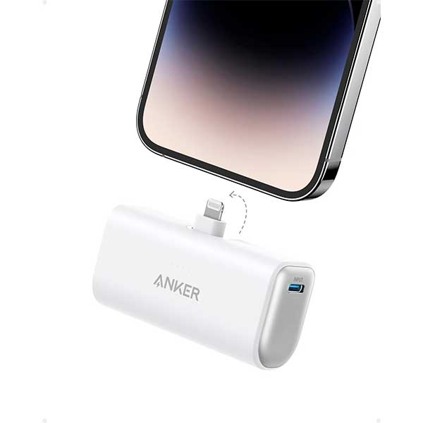 Anker 621 Nano 5000mAh Power Bank with Built-in MFI Lightning Connector