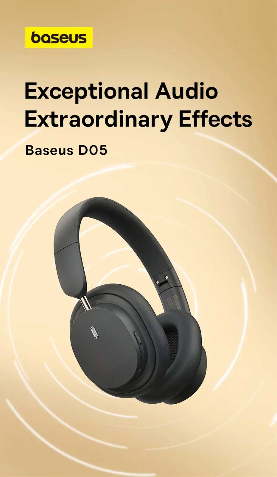 Baseus Bowie D05 Wireless Headphones 5