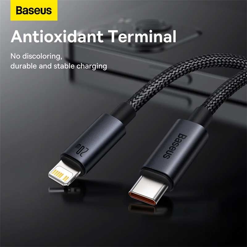 Baseus Minimalist Series 20W Type C to iP Fast Charging Data Cable 3