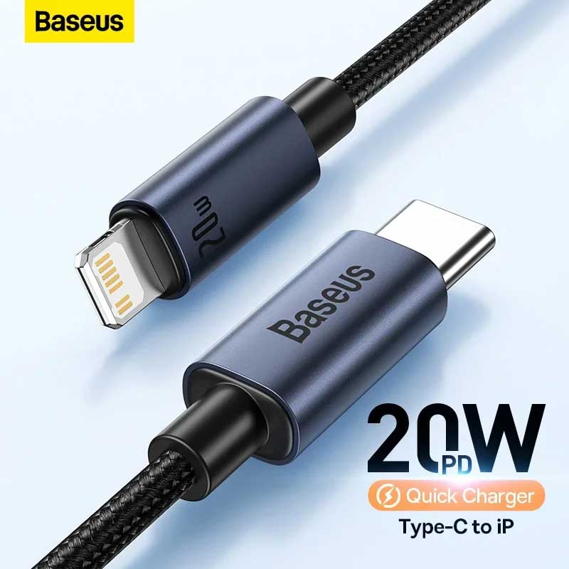 Baseus Minimalist Series 20W Type C to iP Fast Charging Data Cable 5