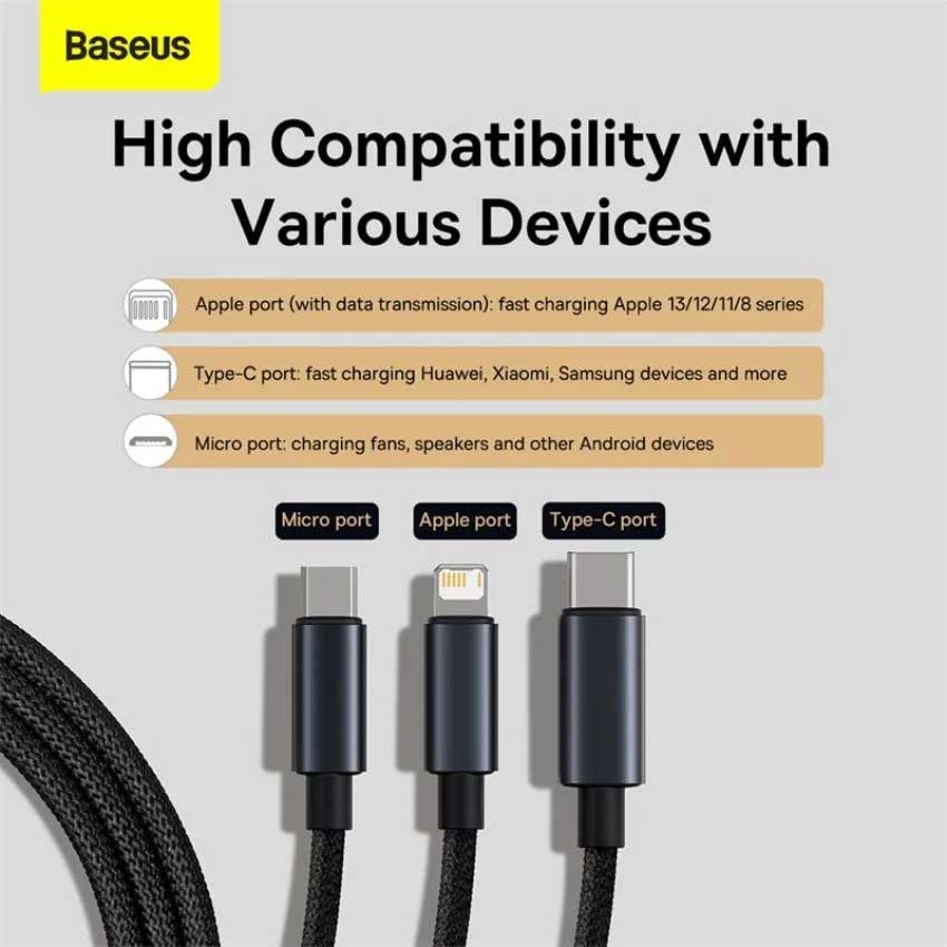 Baseus Minimalist Series USB to MLC 3.5A Fast Charging Data Cable 6