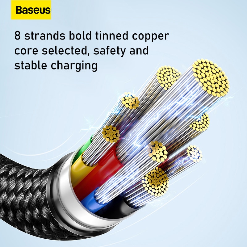 Baseus Tungsten Gold 240W PD3.1 USB Type C to Type C Cable 6