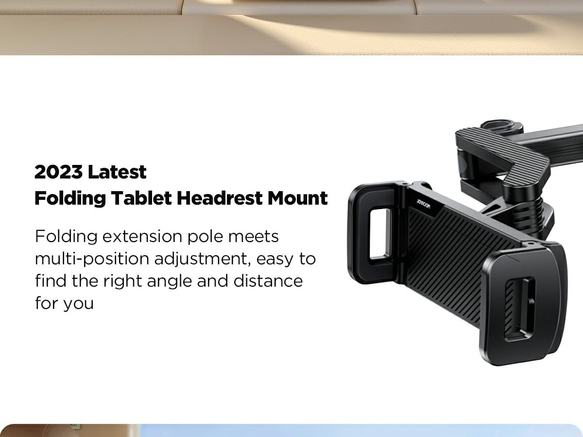 Joyroom JR ZS369 Car Headrest Tablet Mount 360 Degree 7