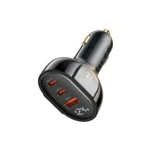 Mcdodo Prism Series 128W PD Dual USB-C + USB-A Digital Display Car Charger