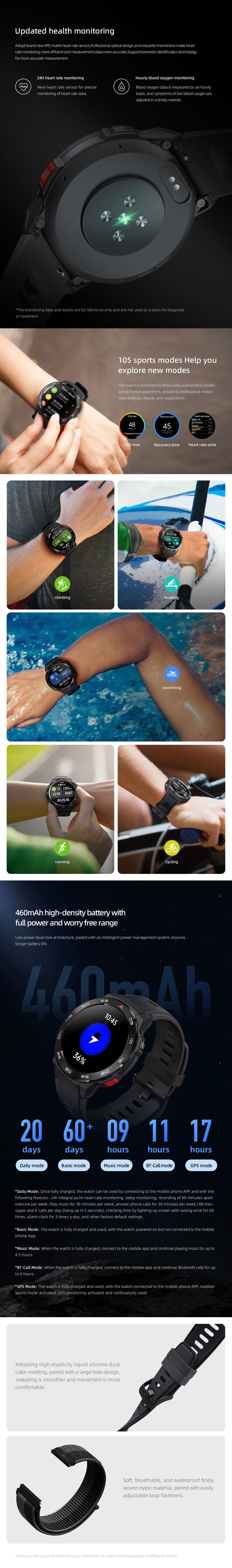 Mibro GS Pro GPS Calling Smart Watch 6