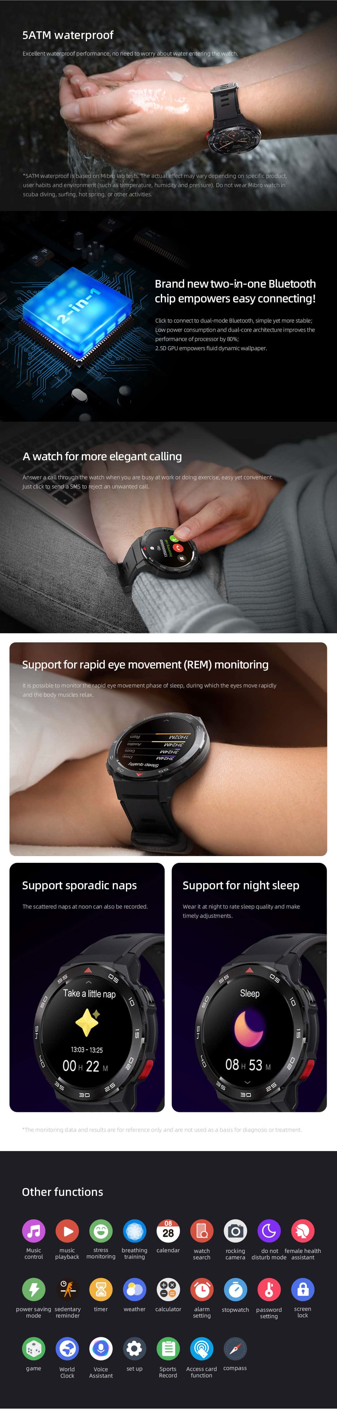 Mibro GS Pro GPS Calling Smart Watch 8