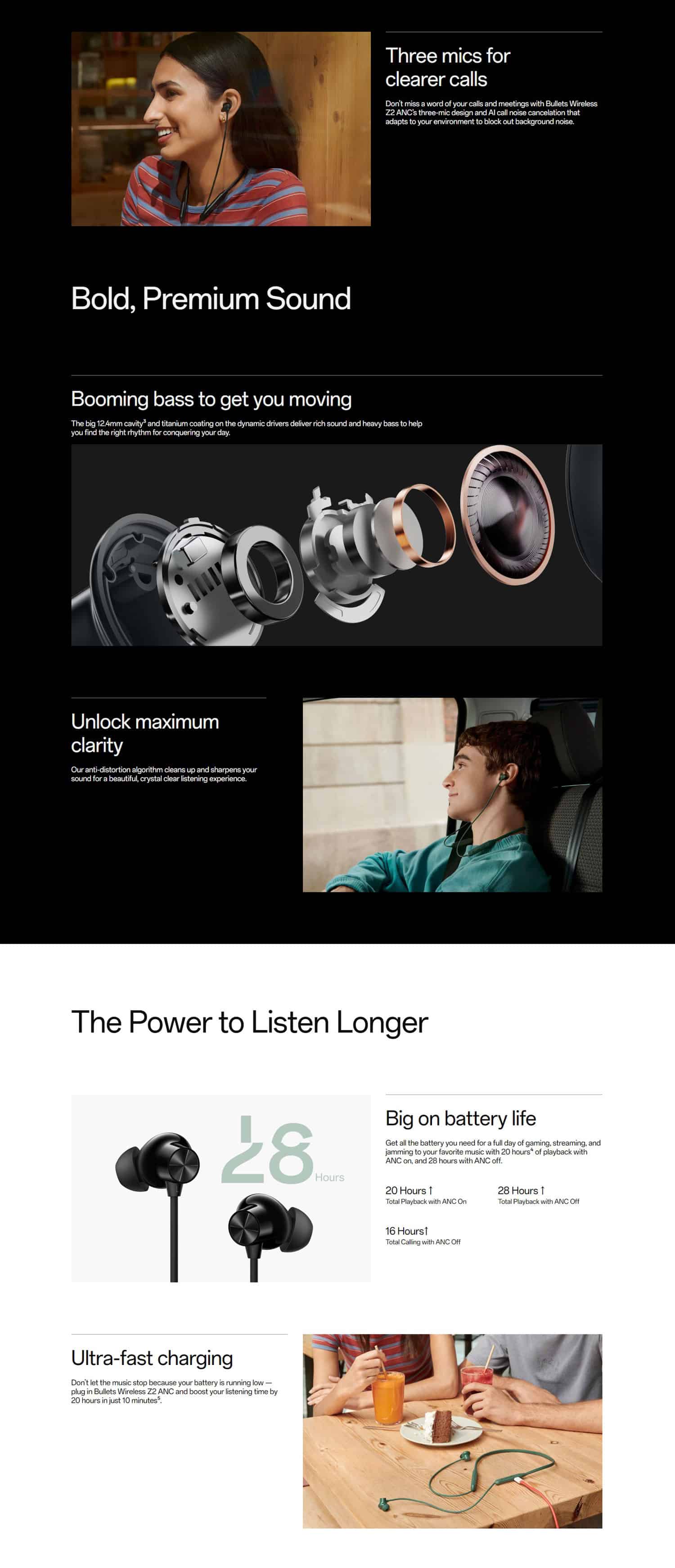 OnePlus Bullets Wireless Z2 ANC Neckband Headphones 7