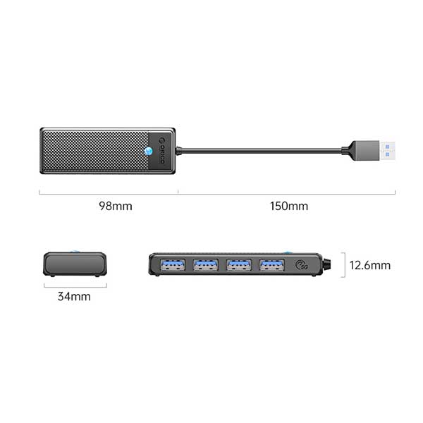 Orico PW Series 4-Port USB3.0 HUB (PAPW4A)