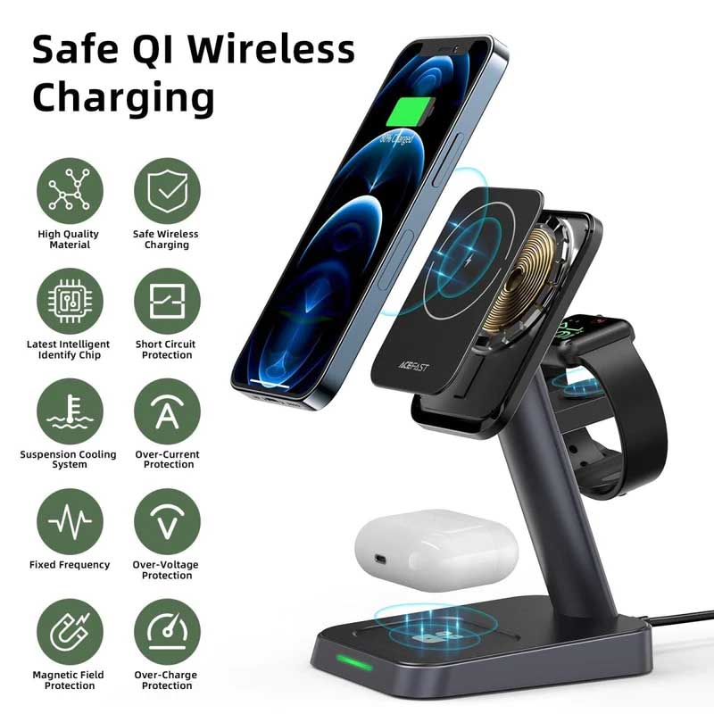 ACEFAST E3 3 in 1 Magnetic Wireless Charger 11
