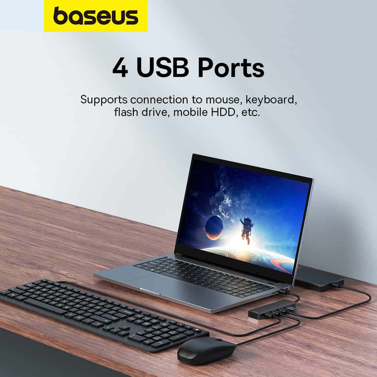 Baseus UltraJoy Series 4 Port HUB Lite 5 3