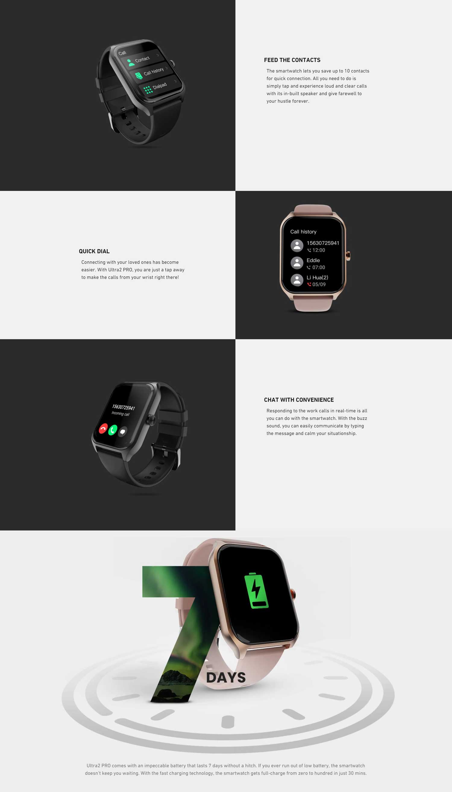 Hi Future Ultra 2Pro Bluetooth Calling Smart Watch 3