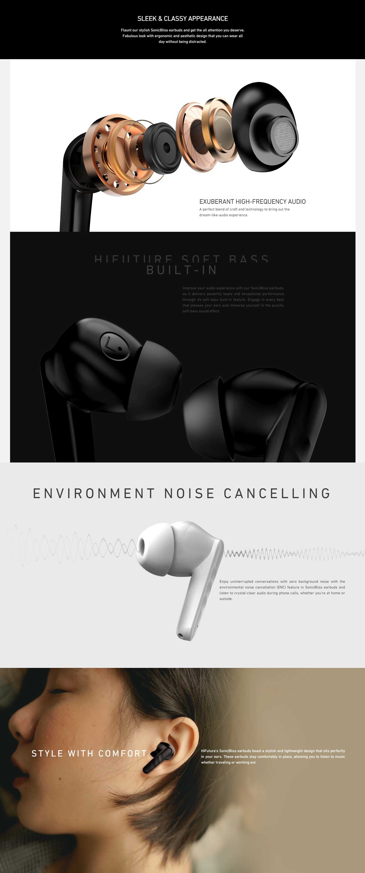 HiFuture SonicBliss True Wireless Earbuds 6