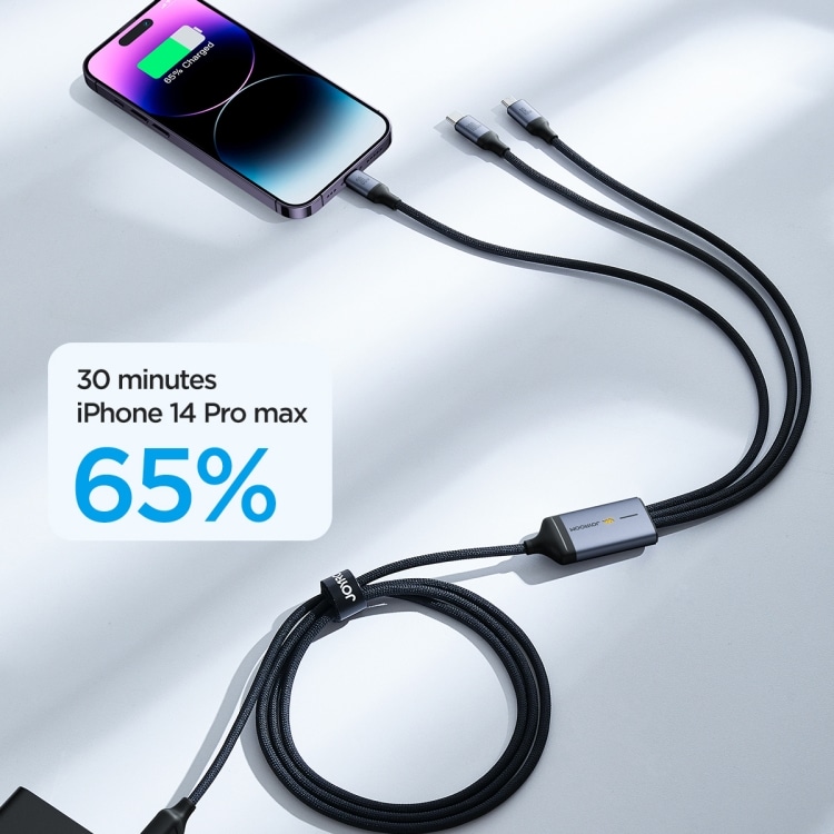 Joyroom A21 100W 6 in 1 Fast Charging Cable 4