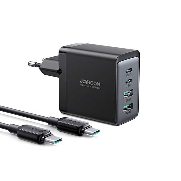 Joyroom TCG02 GaN Ultra 67W 2C2A Fast Charger with 100W Type-C to Type-C Cable