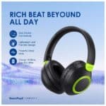 Oraimo OHP 610 BoomPop 2 Powerful Deep Bass Dual Device Connectivity Wireless Headset 2